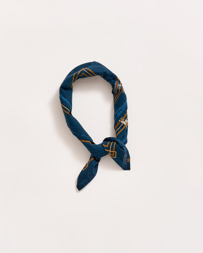 Pelican Swarm Bandana Carbon Blue/Multi Billy Reid