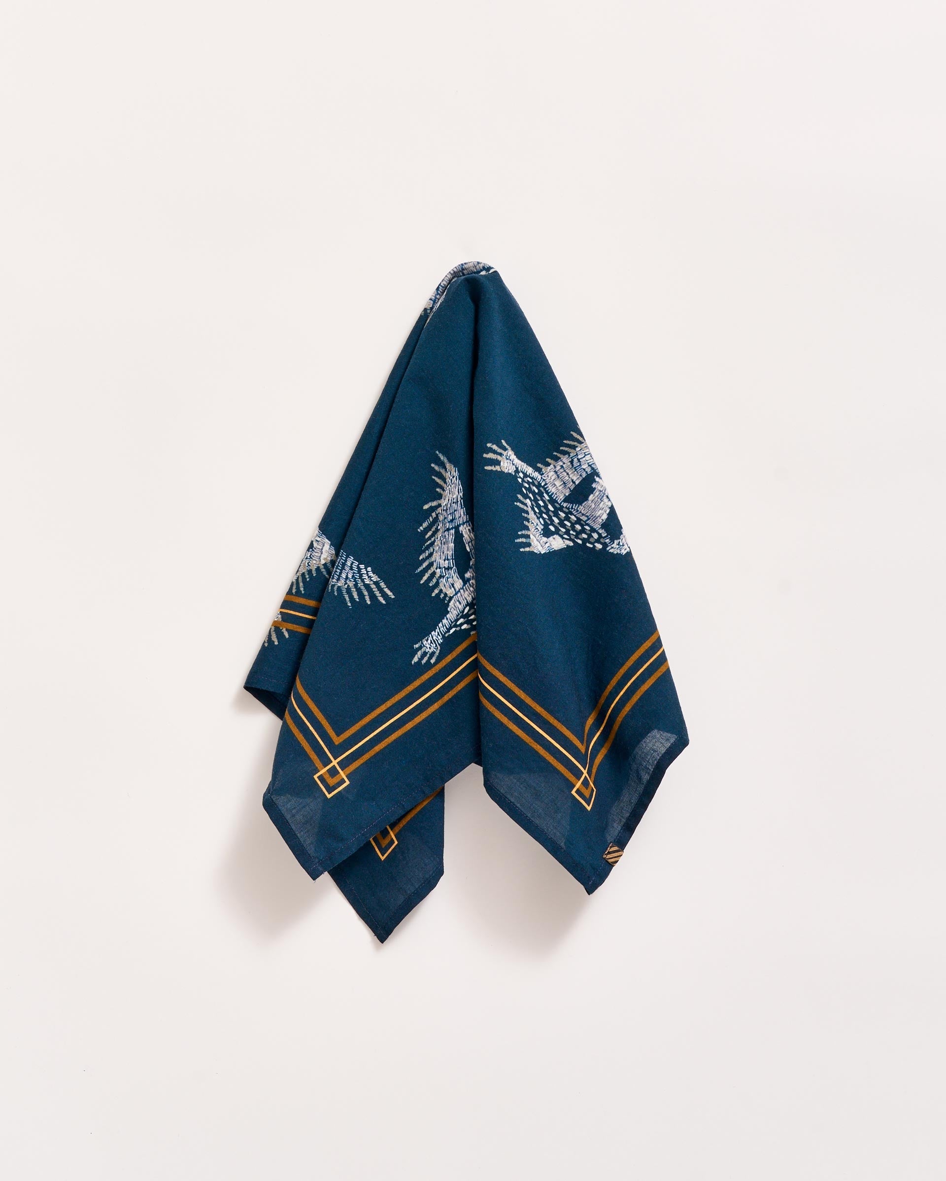 Pelican Swarm Bandana Carbon Blue/Multi Billy Reid