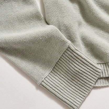 Cotton Linen Shirttail Sweater Aloe Billy Reid