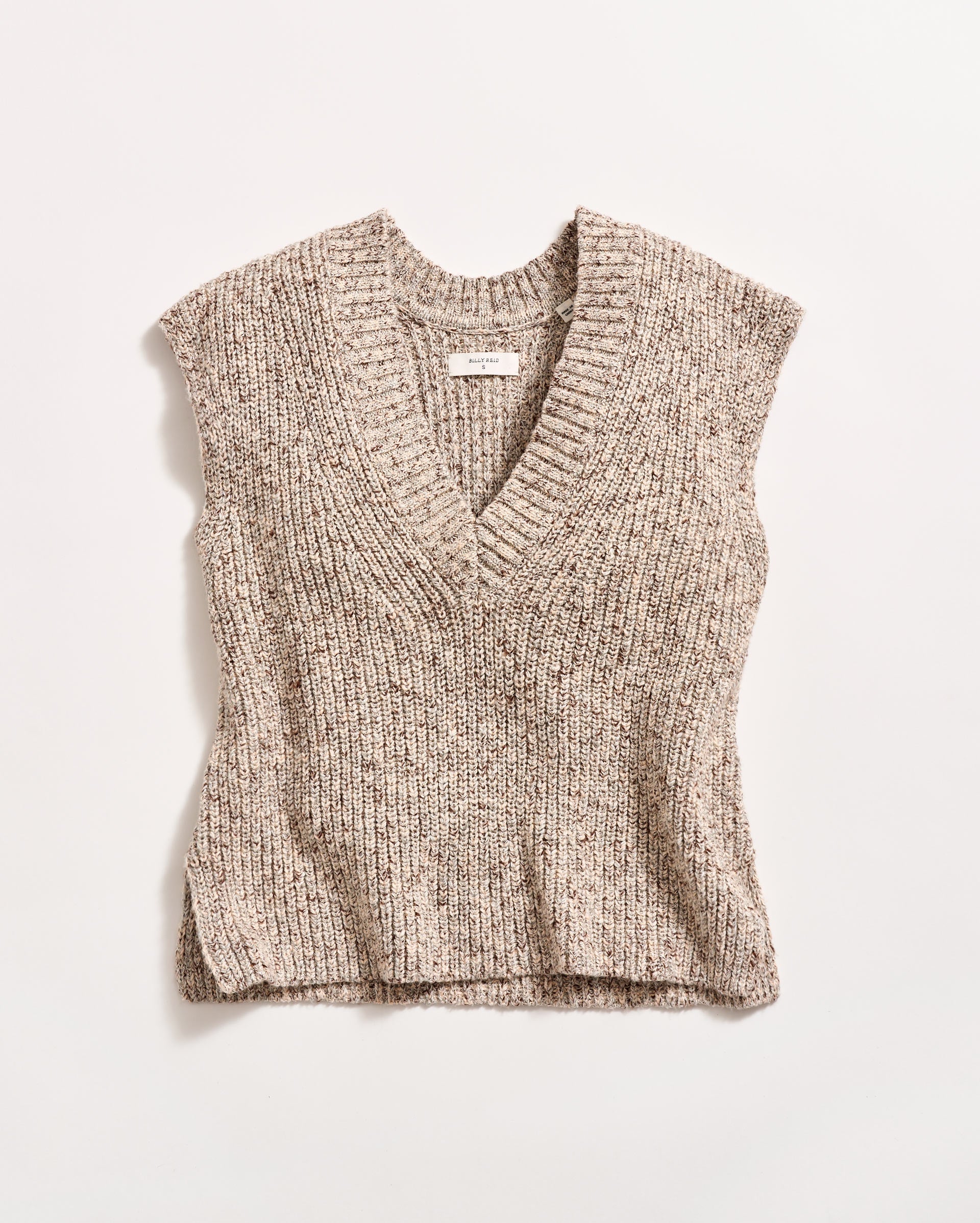 Marled V Neck Shell Multi Billy Reid