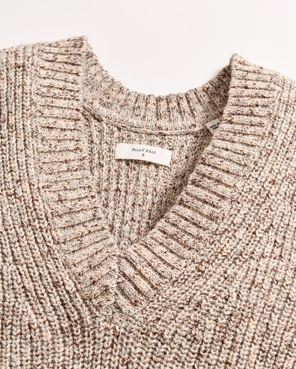 Marled V Neck Shell Multi Billy Reid