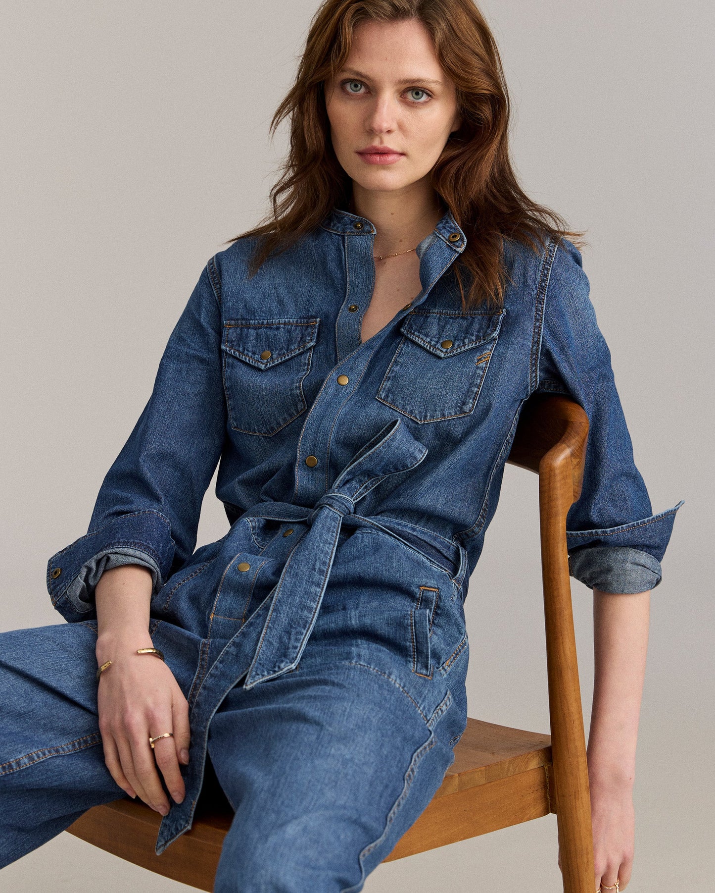 Denim Jumpsuit Indigo Billy Reid