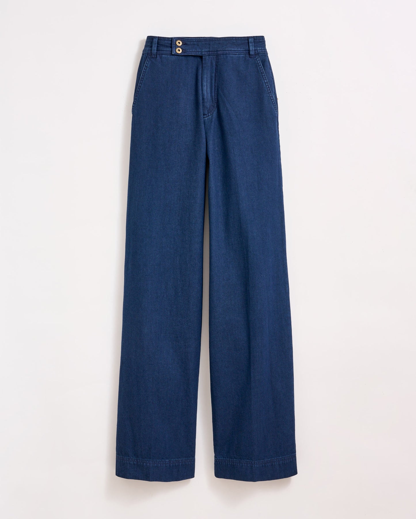 Denim Wide Leg Trouser Navy Billy Reid
