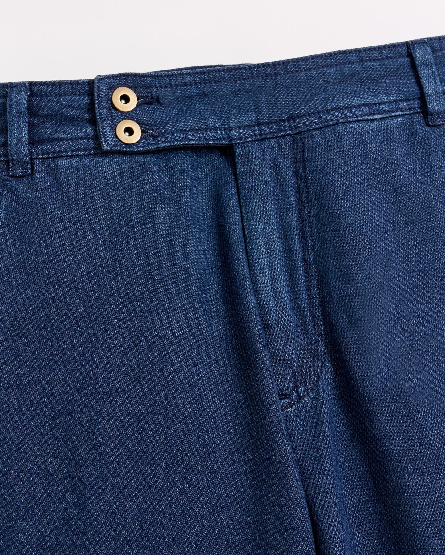 Denim Wide Leg Trouser Navy Billy Reid