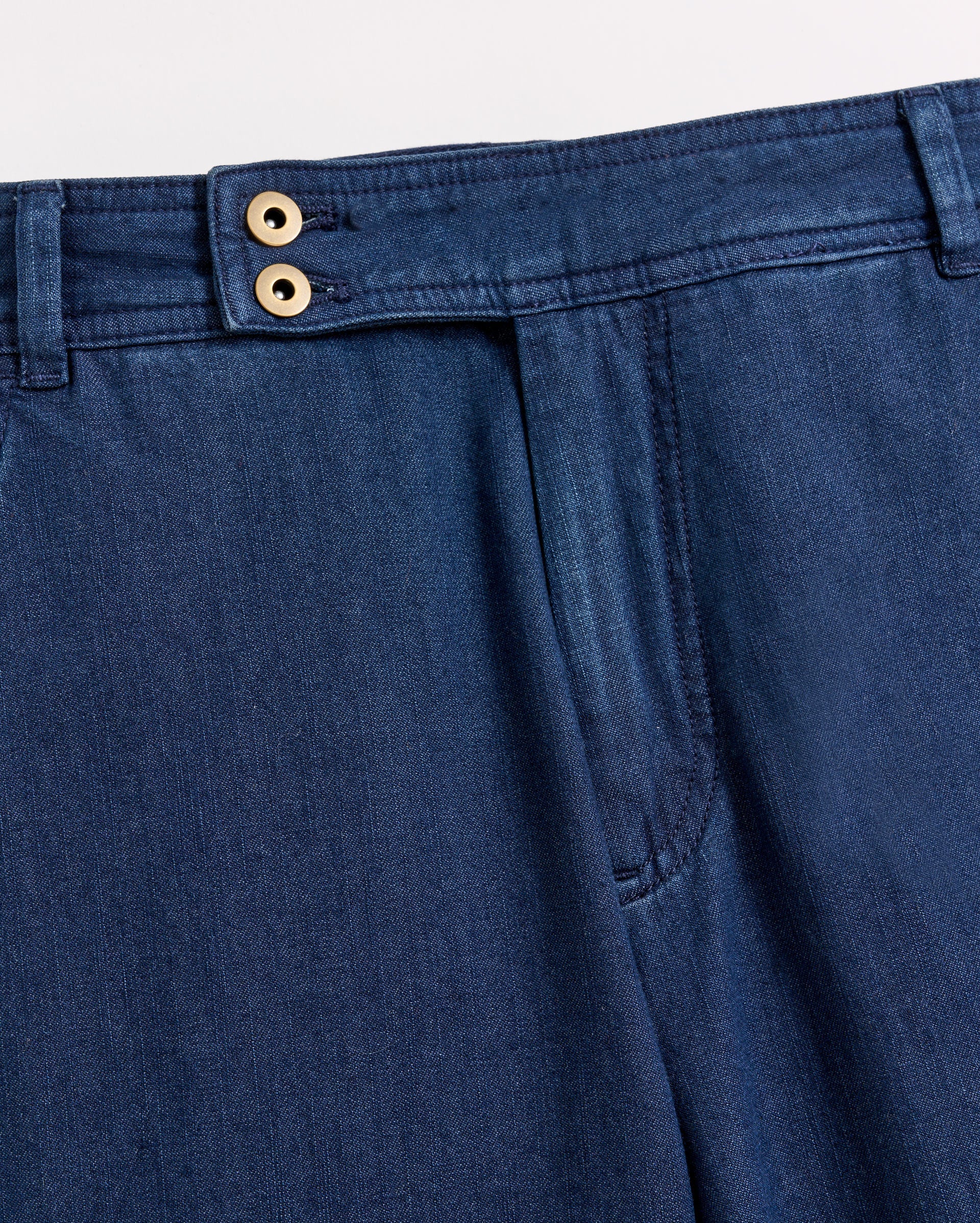 Denim Wide Leg Trouser Navy Billy Reid