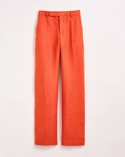 Wide Leg Flat Front Trouser Sunset Billy Reid