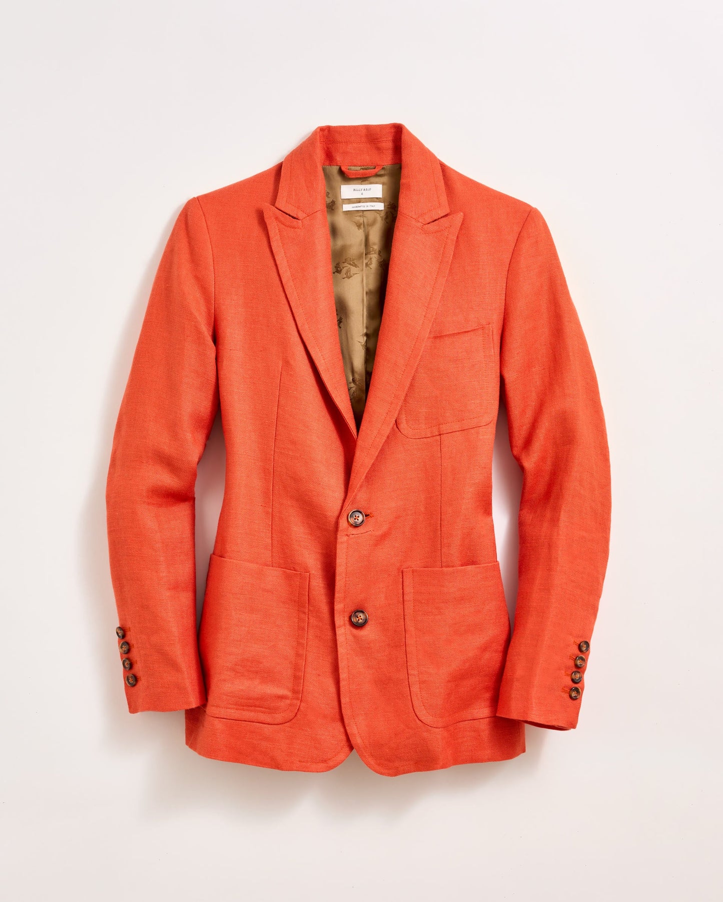 Linen Two Button Blazer Sunset Billy Reid