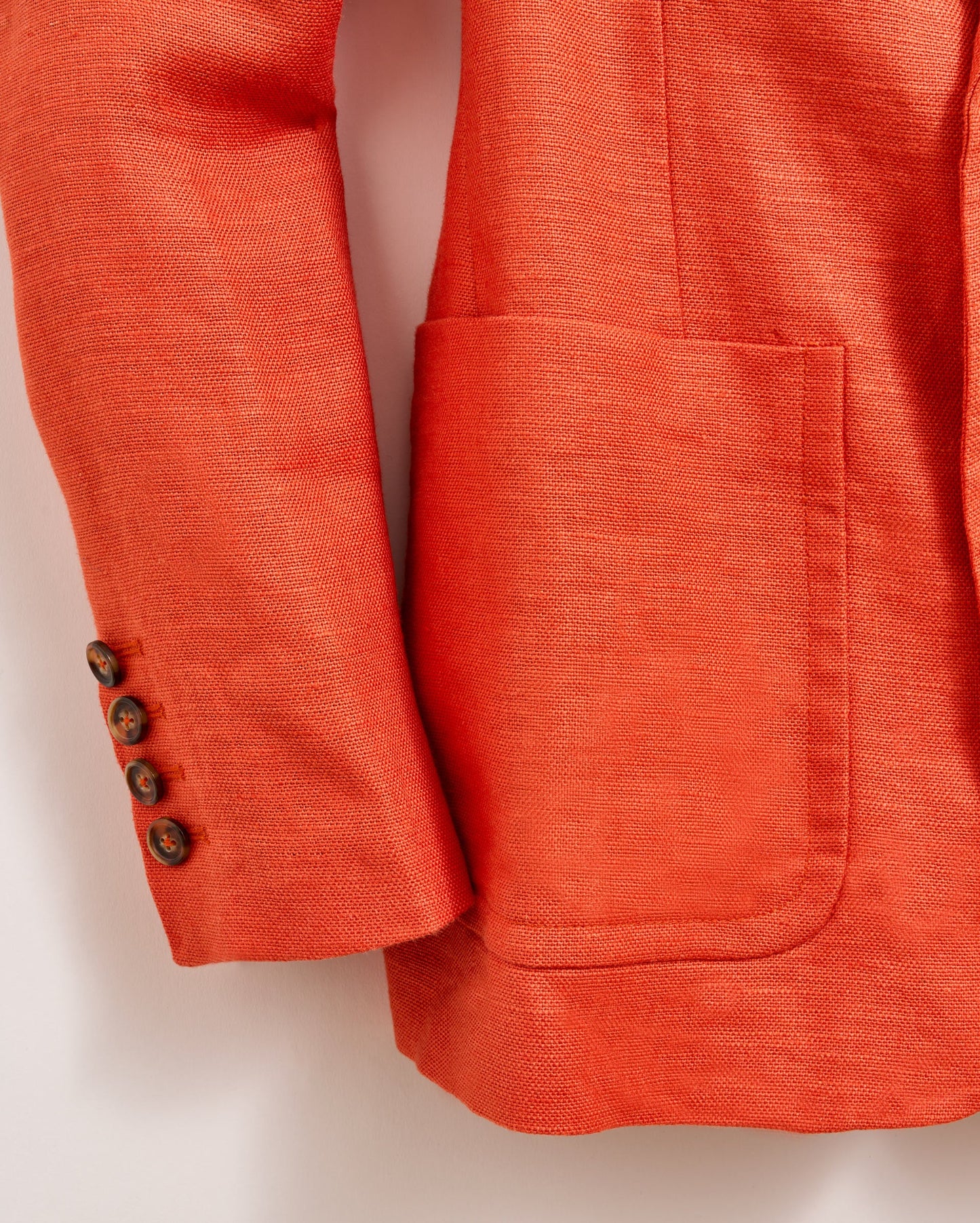 Linen Two Button Blazer Sunset Billy Reid