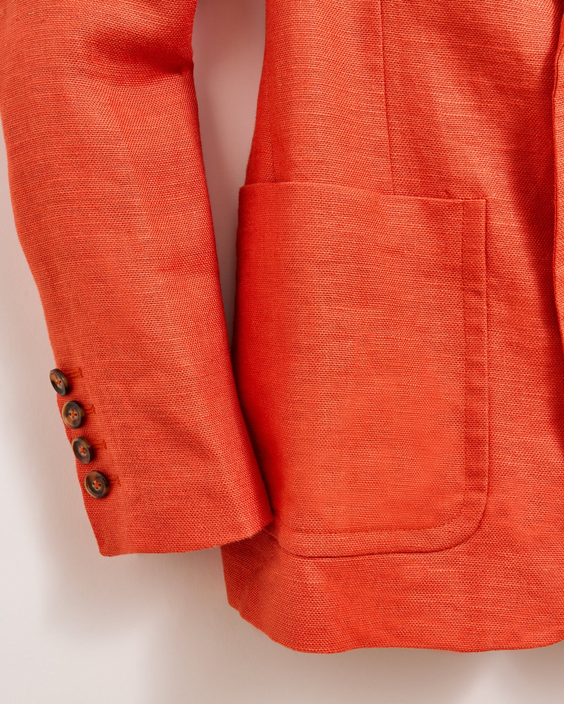Linen Two Button Blazer Sunset Billy Reid