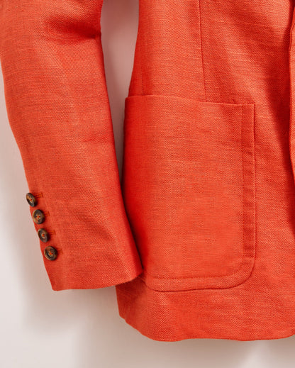 Linen Two Button Blazer Sunset Billy Reid