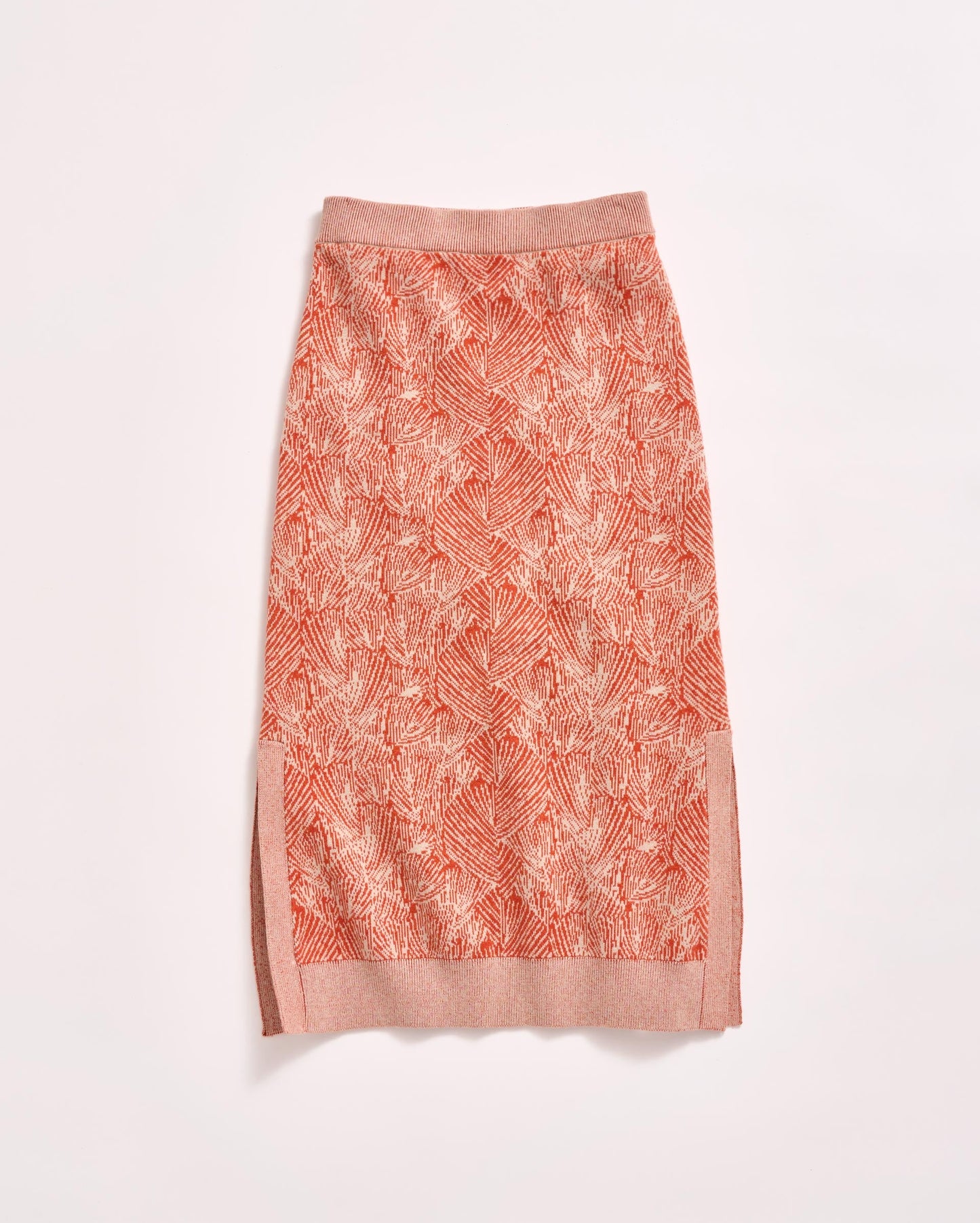 Jacquard Sweater Skirt Sunset/Sand Billy Reid