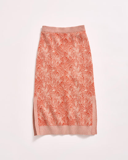 Jacquard Sweater Skirt Sunset/Sand Billy Reid