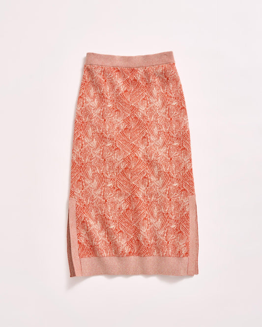 Jacquard Sweater Skirt Sunset/Sand Billy Reid
