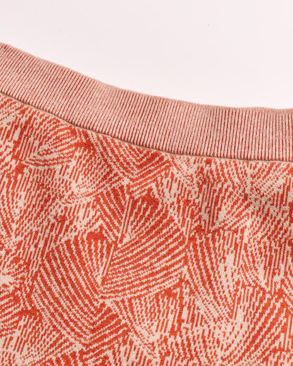 Jacquard Sweater Skirt Sunset/Sand Billy Reid