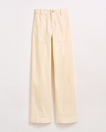 Wide Leg Utility Pant Ivory Billy Reid