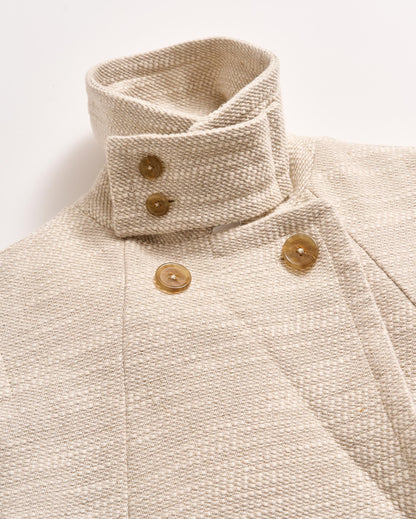 Cropped Spring Bond Peacoat Ivory Billy Reid