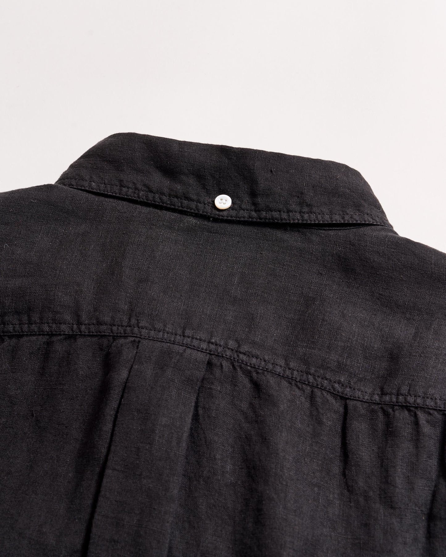 Tuscumbia Linen Shirt Button Down Black Billy Reid