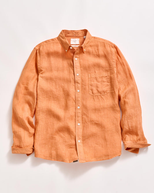 Tuscumbia Linen Shirt Button Down Pheasant Billy Reid