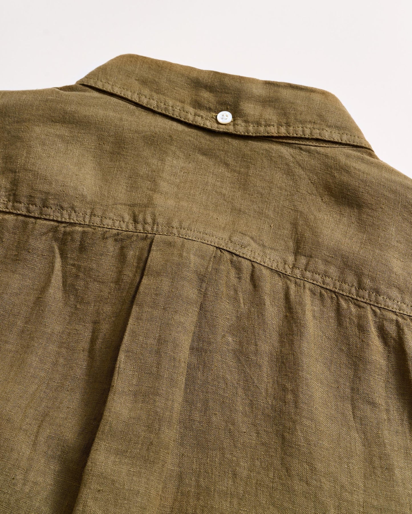 Tuscumbia Linen Shirt Button Down Olive Billy Reid