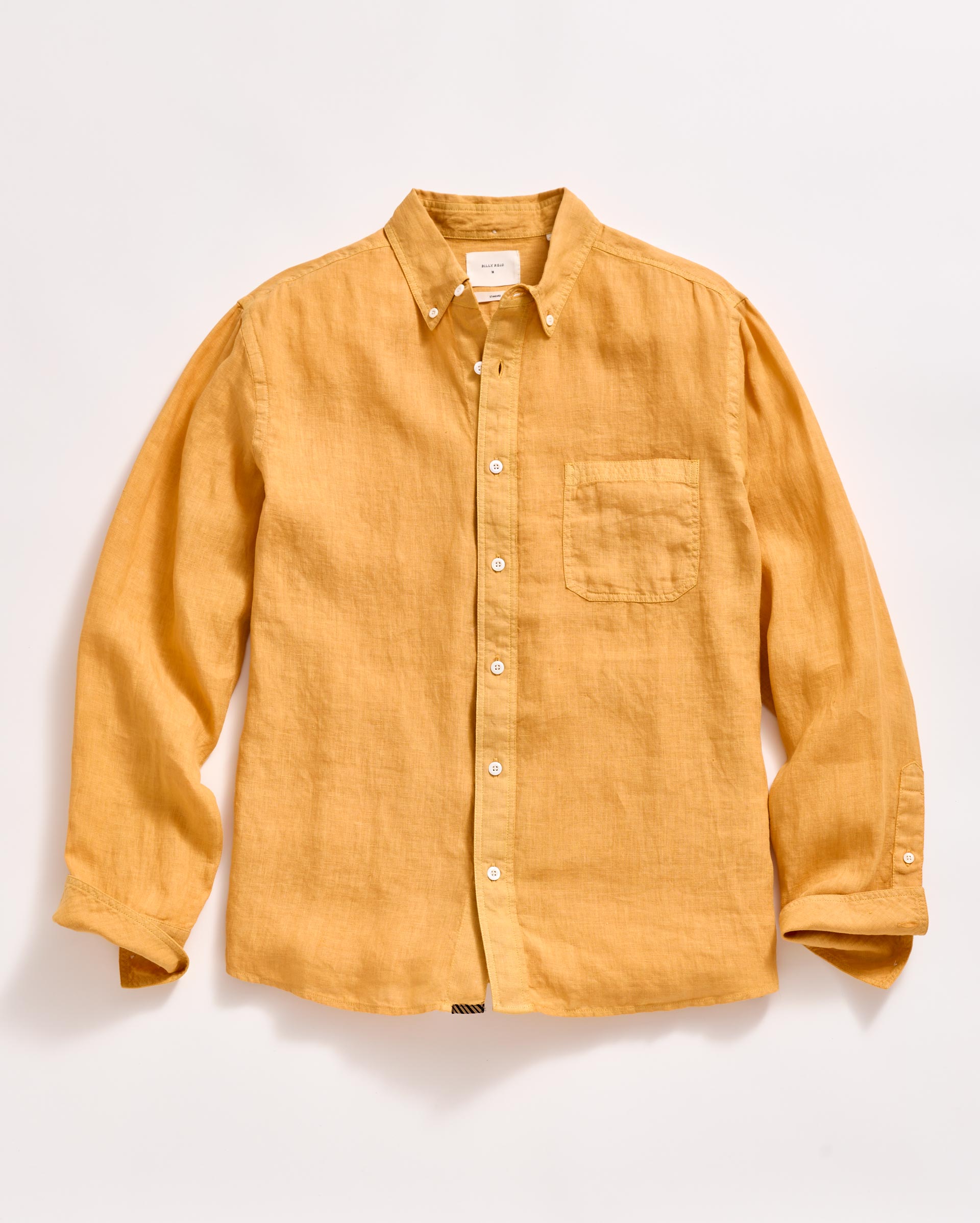 Tuscumbia Linen Shirt Button-Down Honey Billy Reid