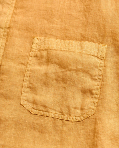 Tuscumbia Linen Shirt Button-Down Honey Billy Reid