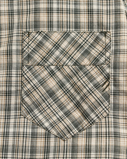 Micro-Madras Plaid John T Shirt Scarab Billy Reid