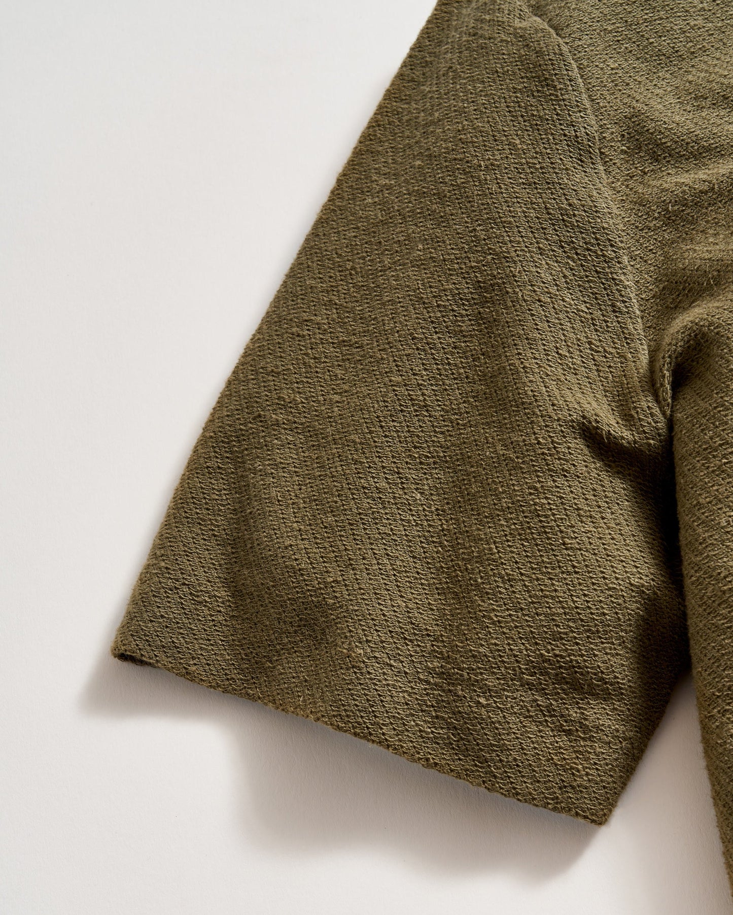 Hemp Cotton Twill Polo Olive Billy Reid