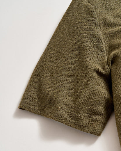 Hemp Cotton Twill Polo Olive Billy Reid