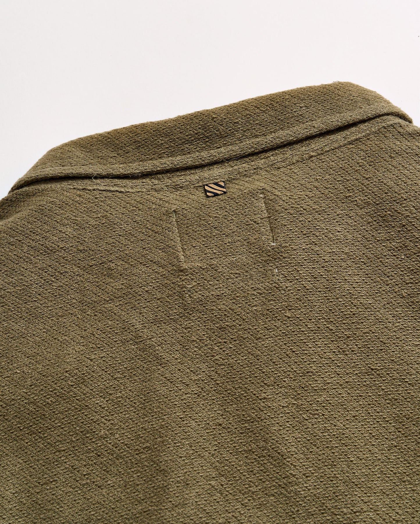Hemp Cotton Twill Polo Olive Billy Reid