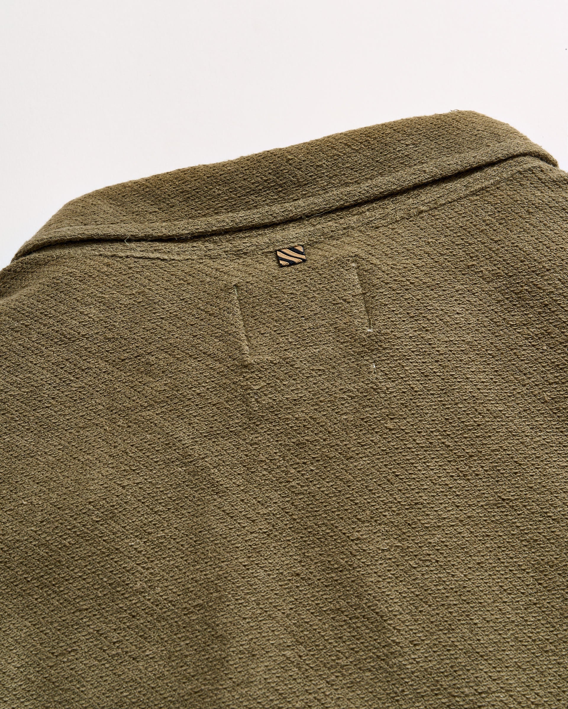 Hemp Cotton Twill Polo Olive Billy Reid