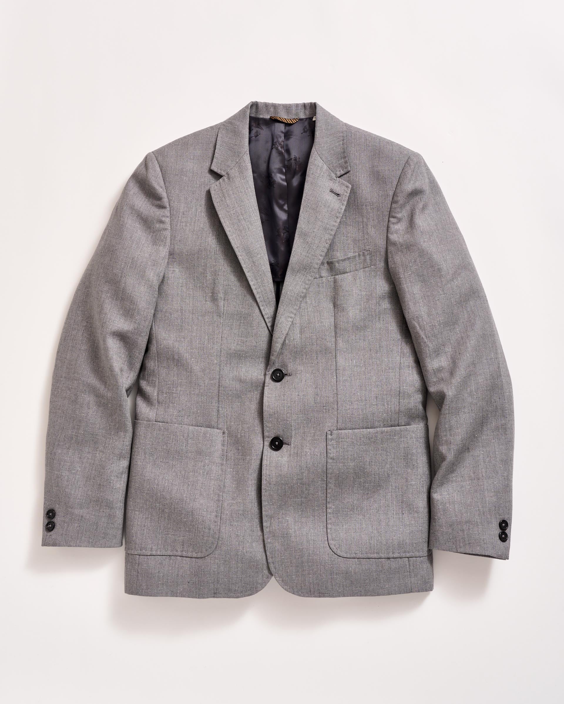 Textured Walton Jacket Grey Billy Reid