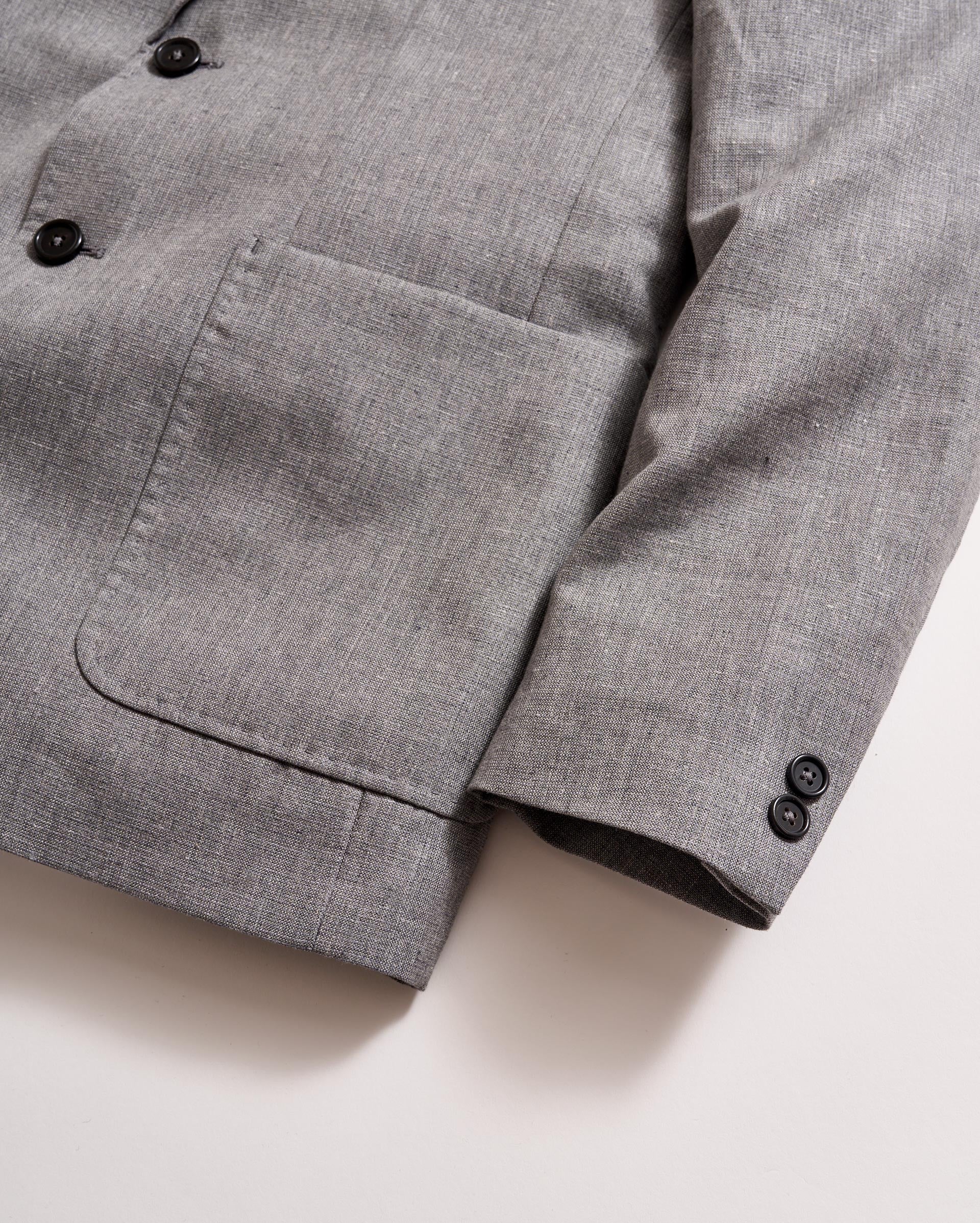 Textured Walton Jacket Grey Billy Reid