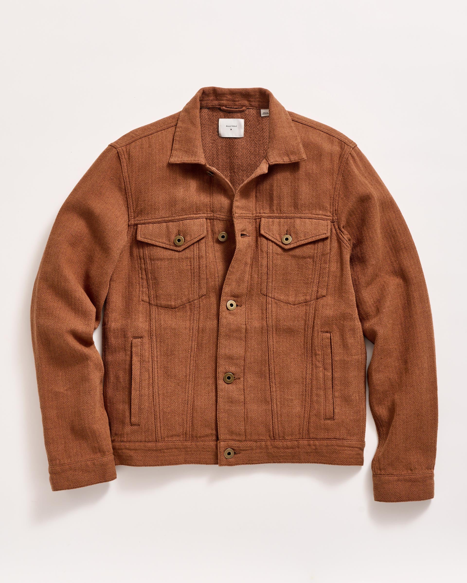 Tupelo Trucker Jacket Oak Brown/Chocolate Billy Reid