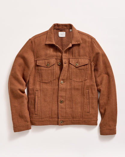 Tupelo Trucker Jacket Oak Brown/Chocolate Billy Reid