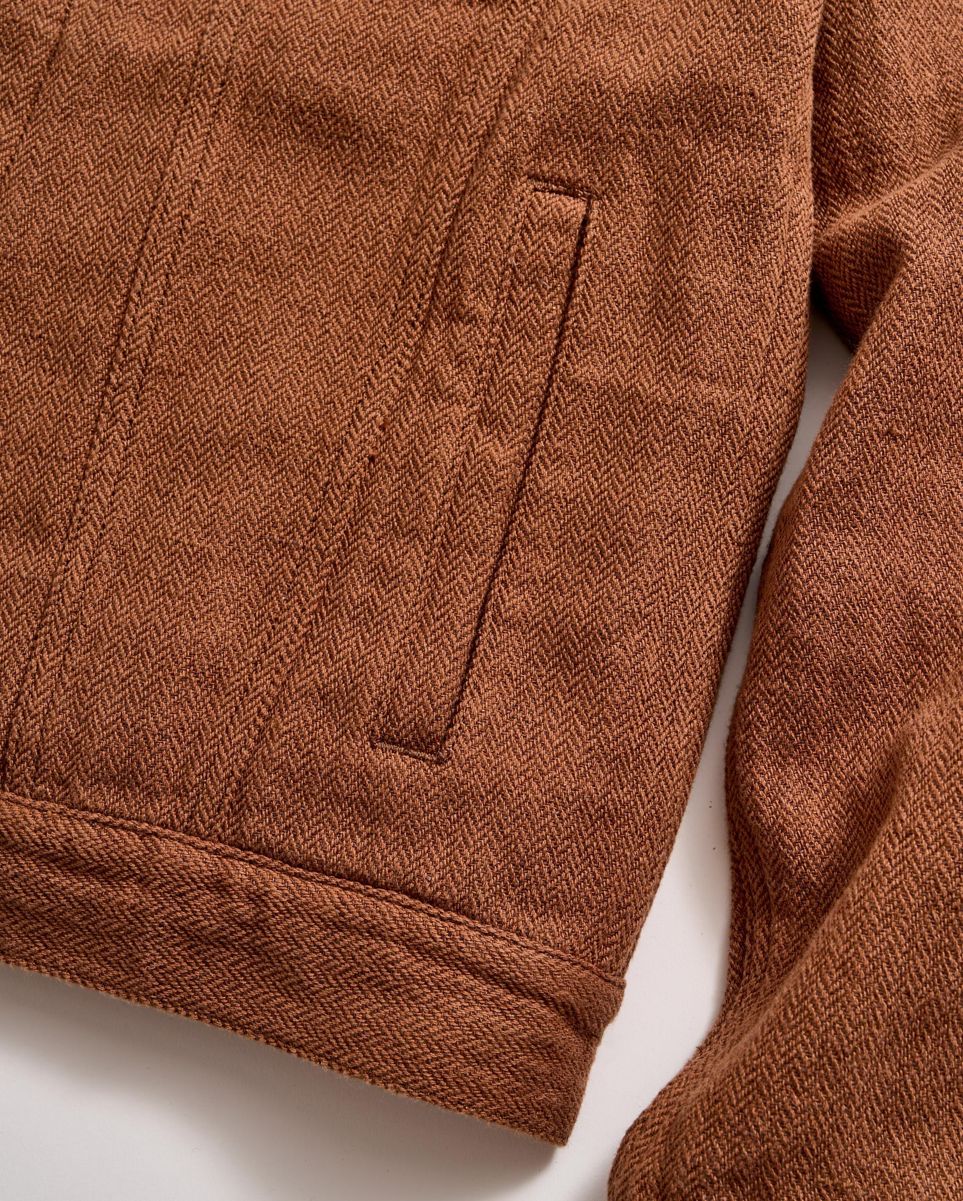 Tupelo Trucker Jacket Oak Brown/Chocolate Billy Reid