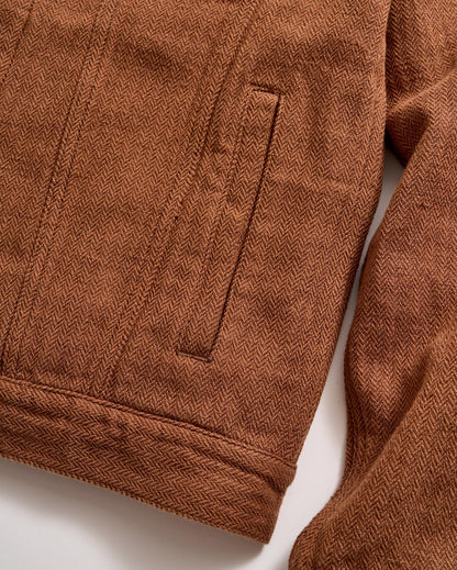 Tupelo Trucker Jacket Oak Brown/Chocolate Billy Reid