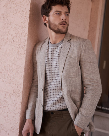 Thatch Weave Archie Jacket Khaki Billy Reid