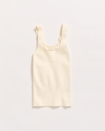 Transfer Rib U Tank Ivory Billy Reid