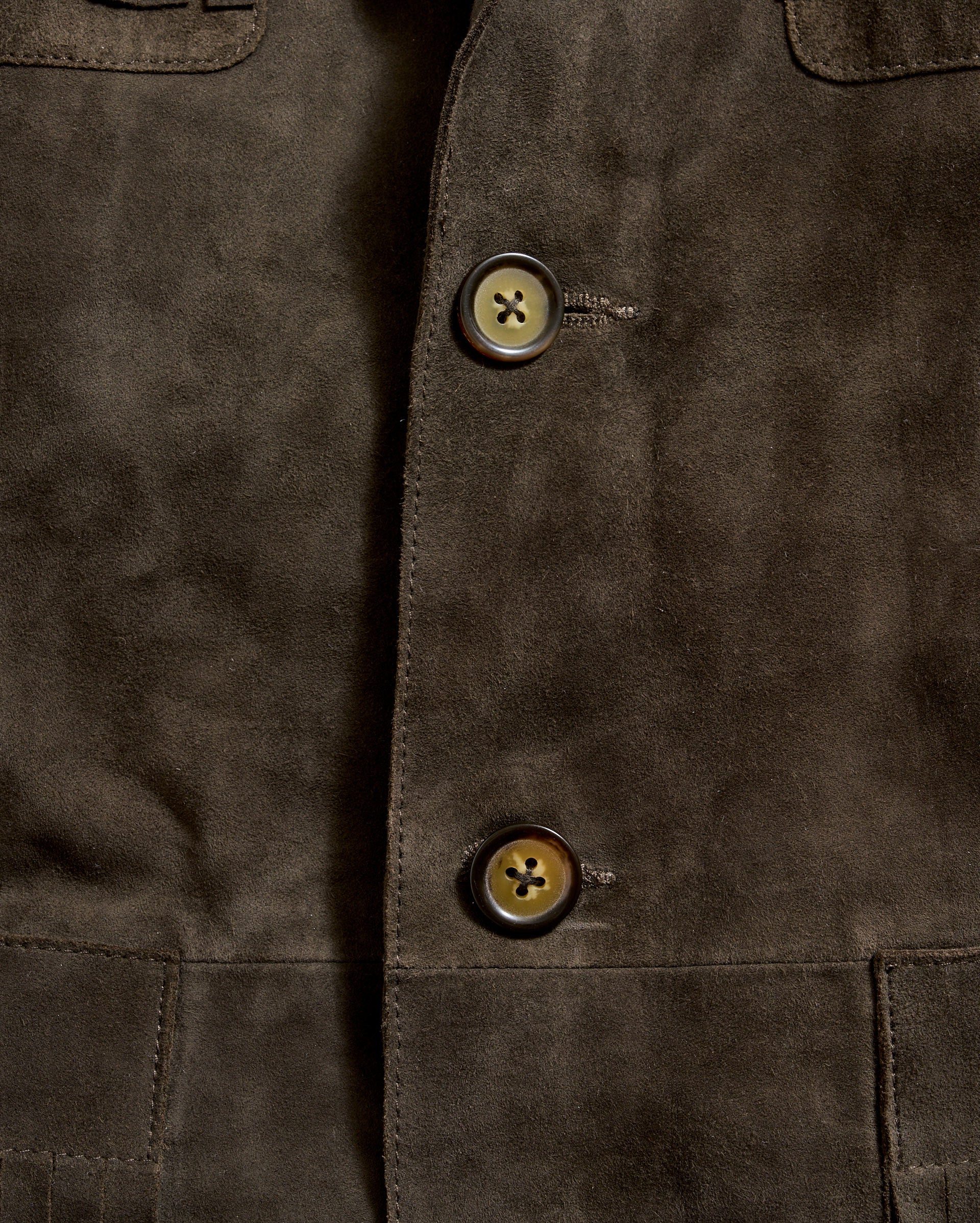 Fringe Suede Blazer Evergreen Billy Reid
