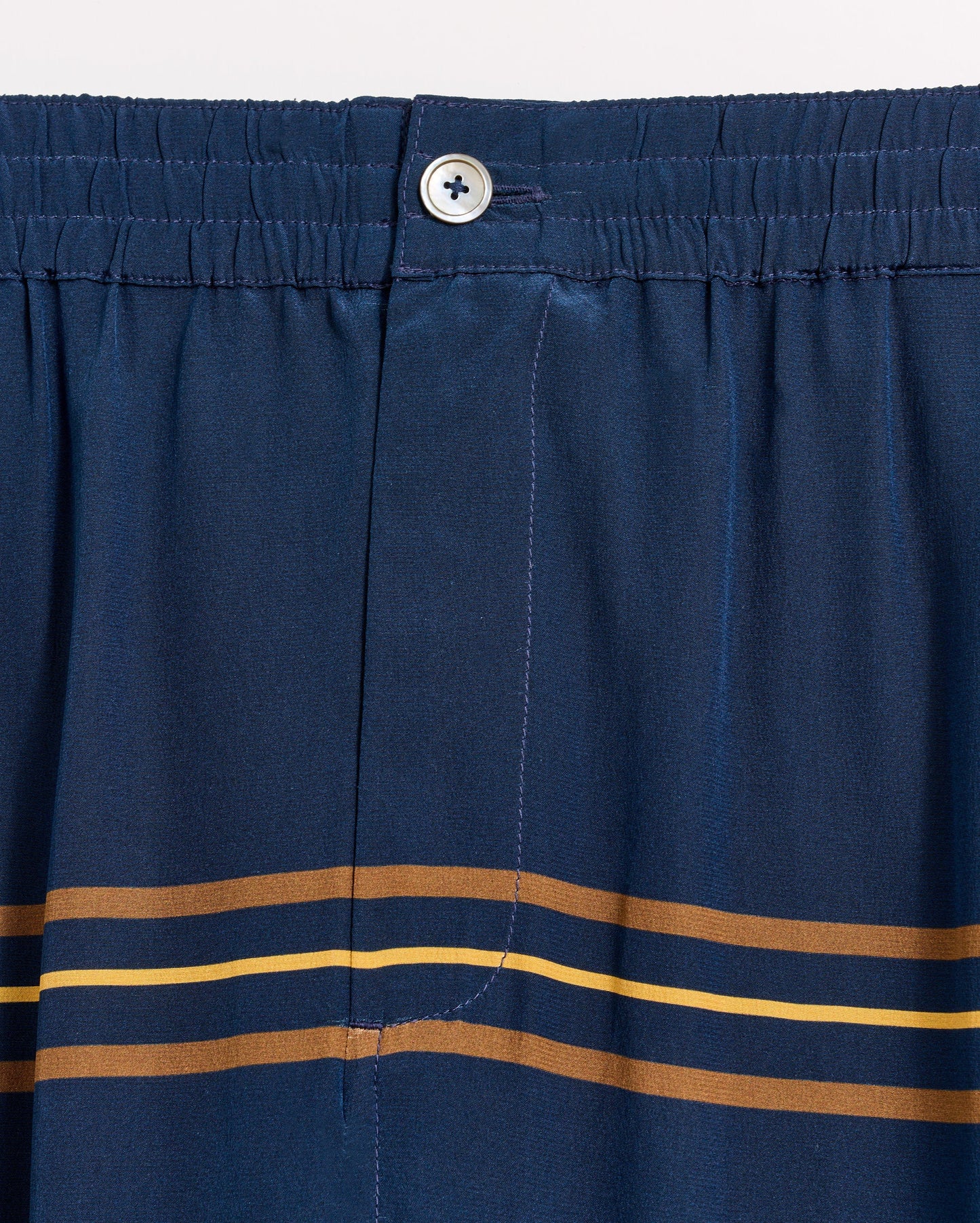 Pelican Lounge Pant Navy/Gold Billy Reid