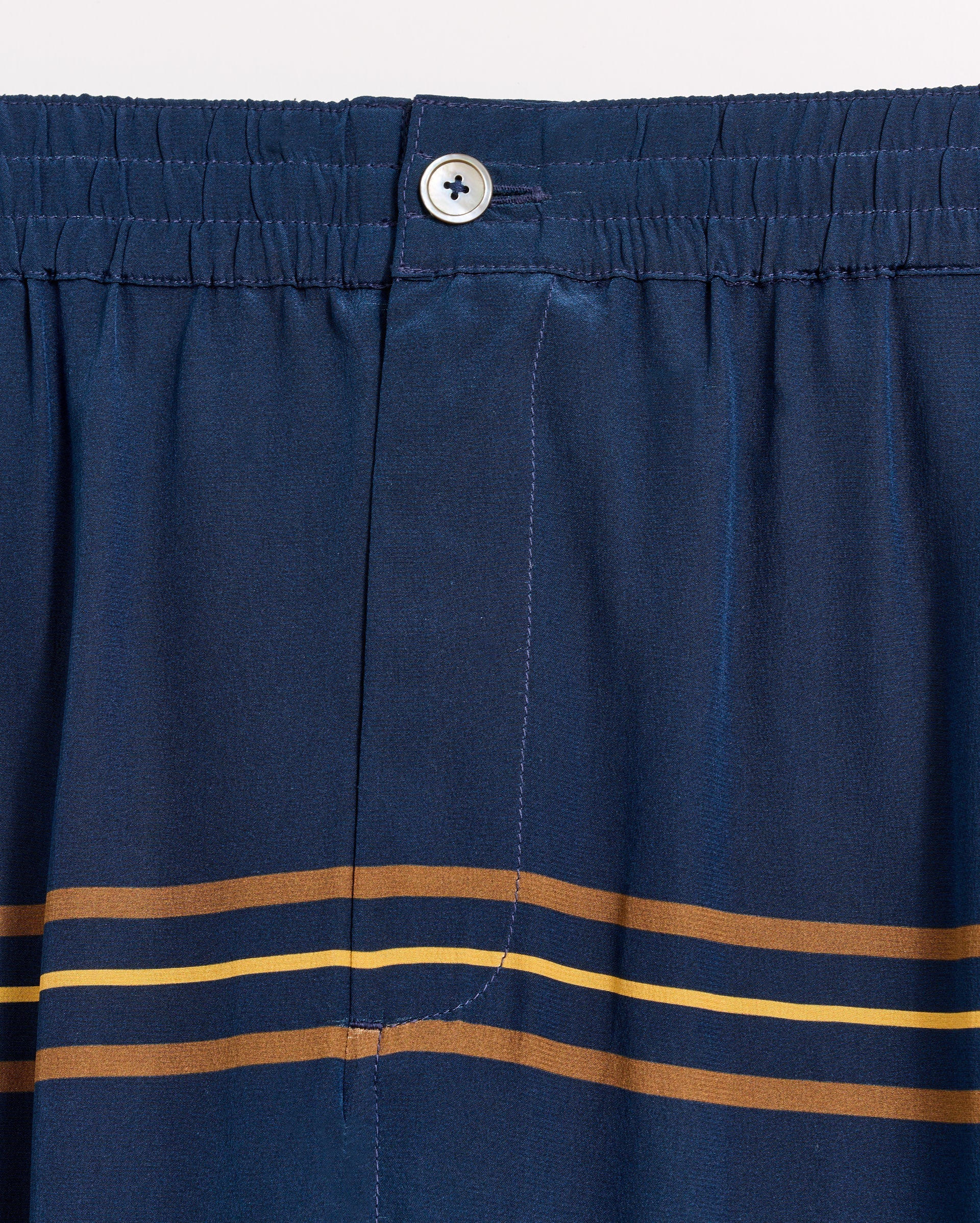 Pelican Lounge Pant Navy/Gold Billy Reid