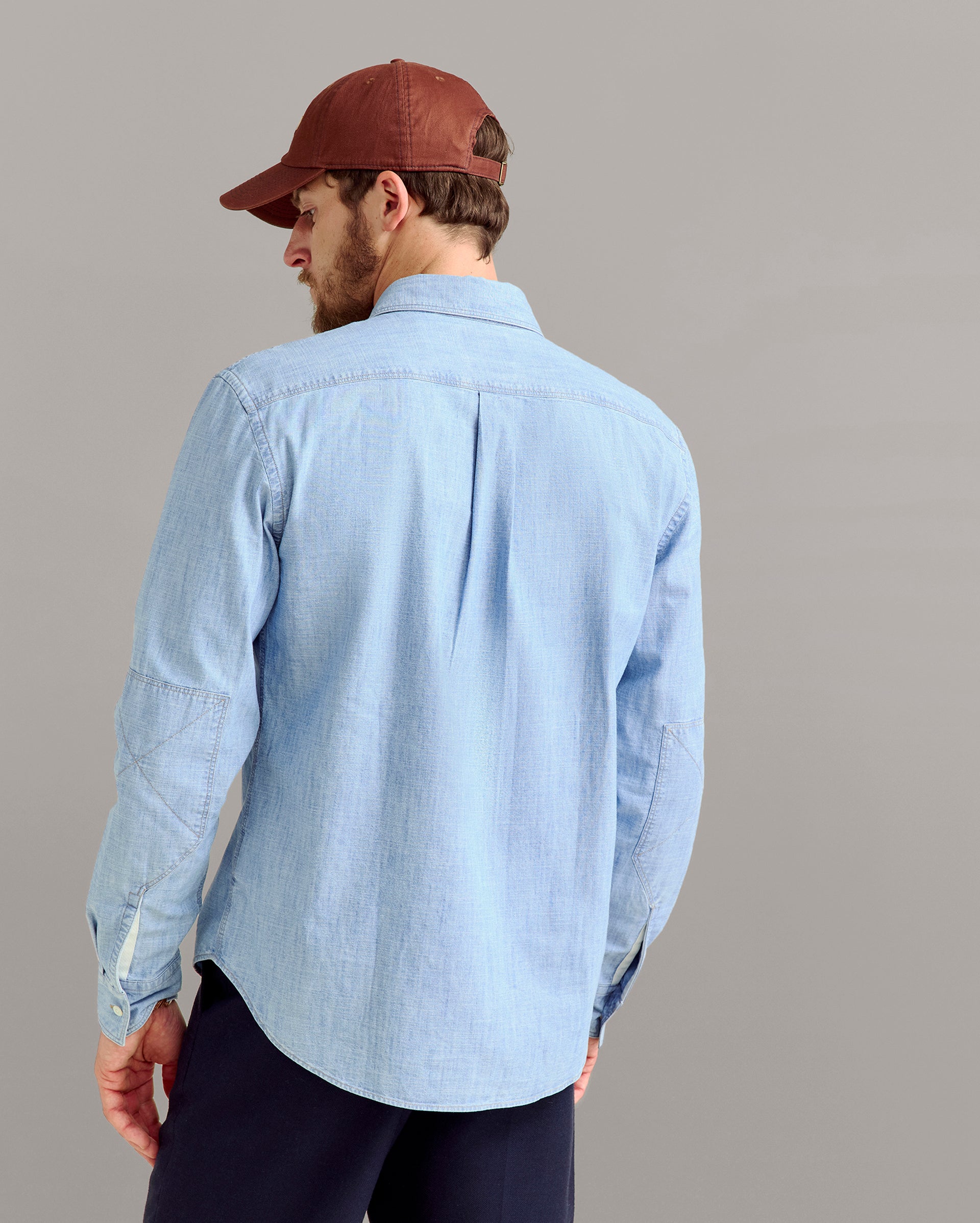 Chambray Field Shirt Chambray Billy Reid