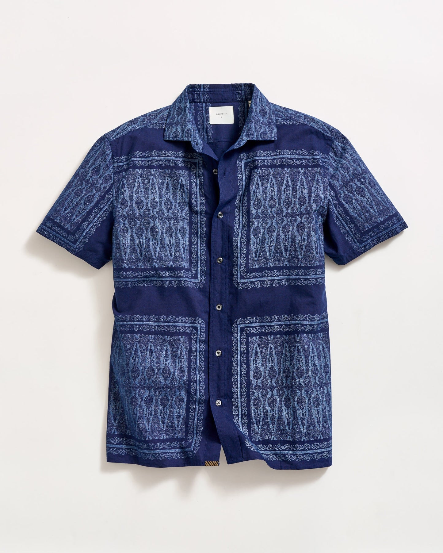 Short Sleeve Indigo Treme Shirt Indigo Billy Reid