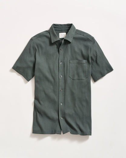 Short Sleeve Knit Treme Shirt Petrol Billy Reid