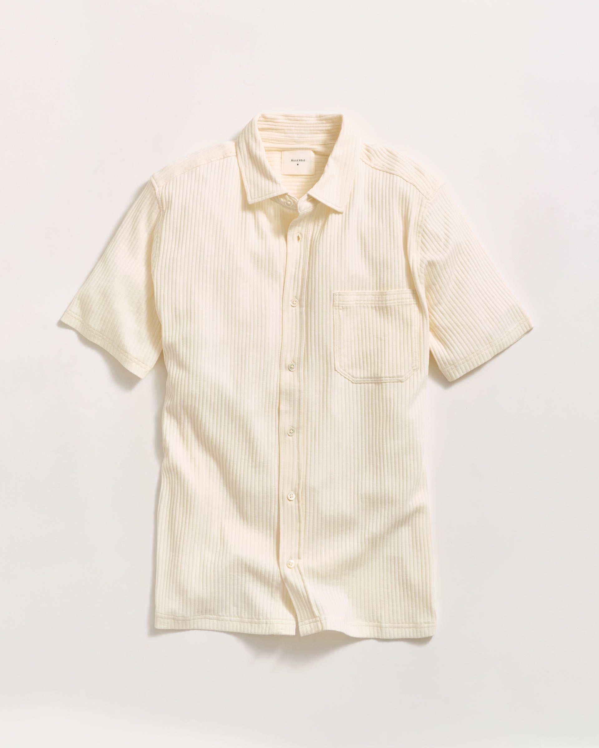 Short Sleeve Knit Treme Shirt Tinted White Billy Reid