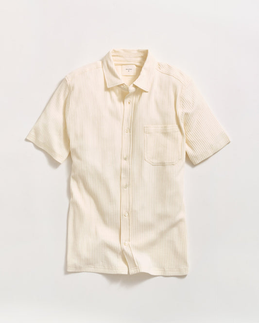Short Sleeve Knit Treme Shirt Tinted White Billy Reid
