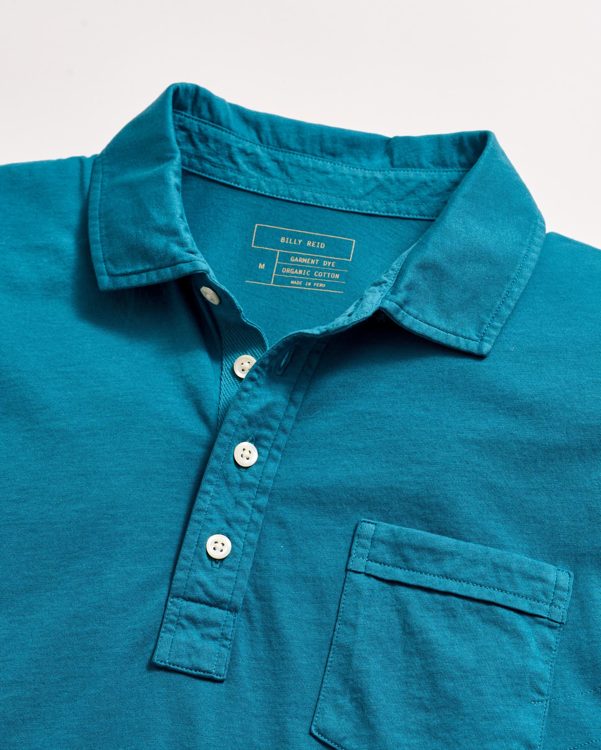 Pensacola Polo Lake Blue Billy Reid