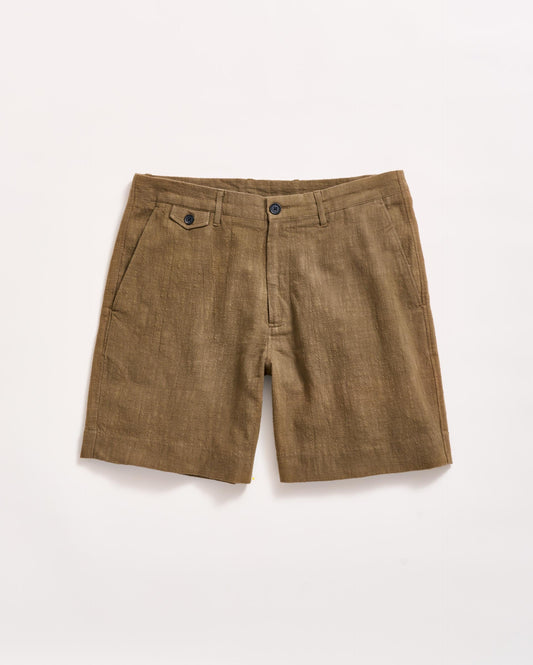 Slub Cotton Moore Short Moss Green Billy Reid