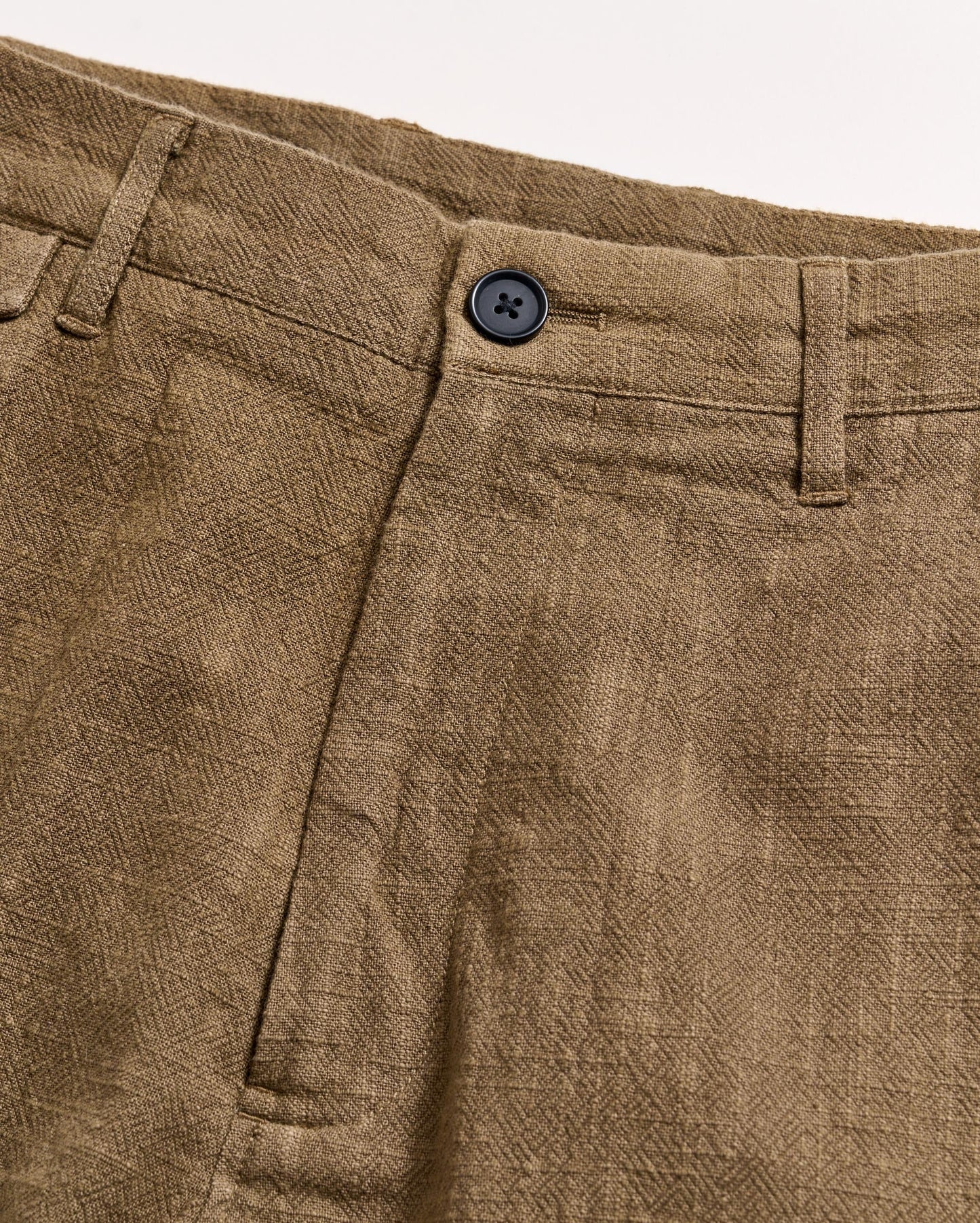 Slub Cotton Moore Short Moss Green Billy Reid