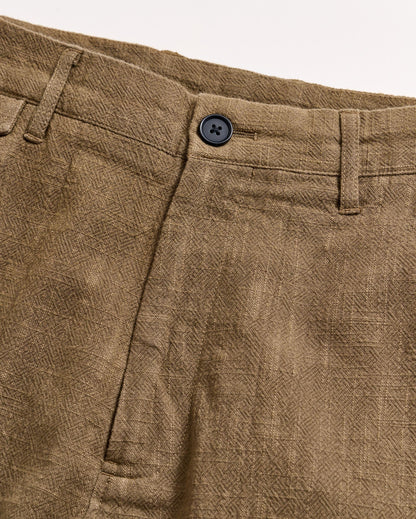 Slub Cotton Moore Short Moss Green Billy Reid